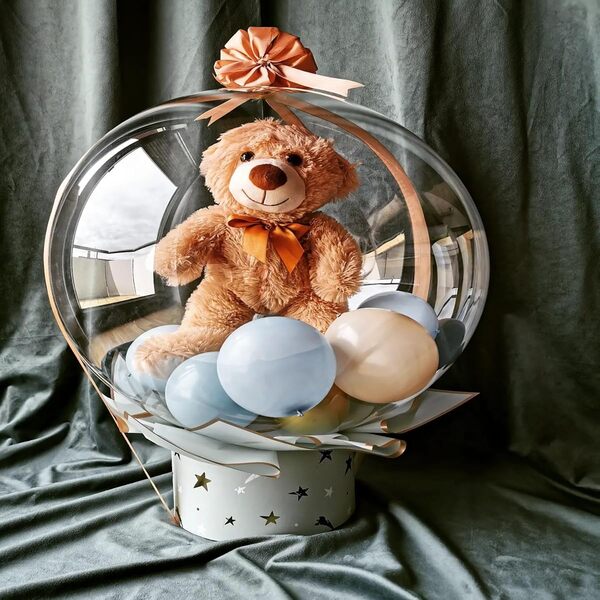 Bobo balon z igračo zajček