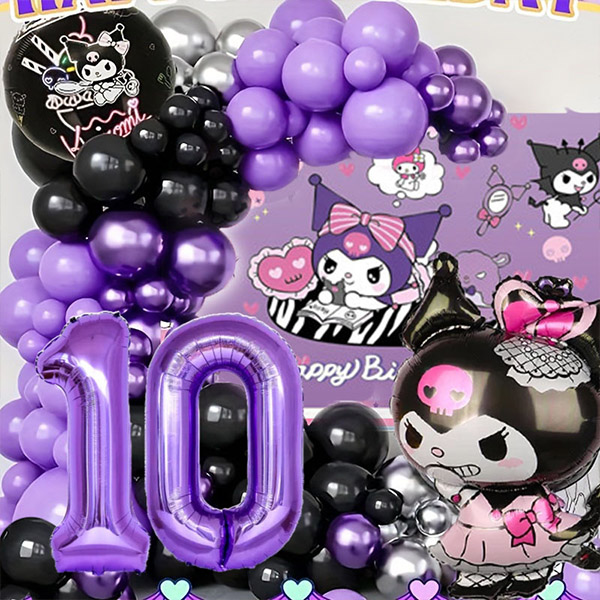 Risanka kuromi balon komplet