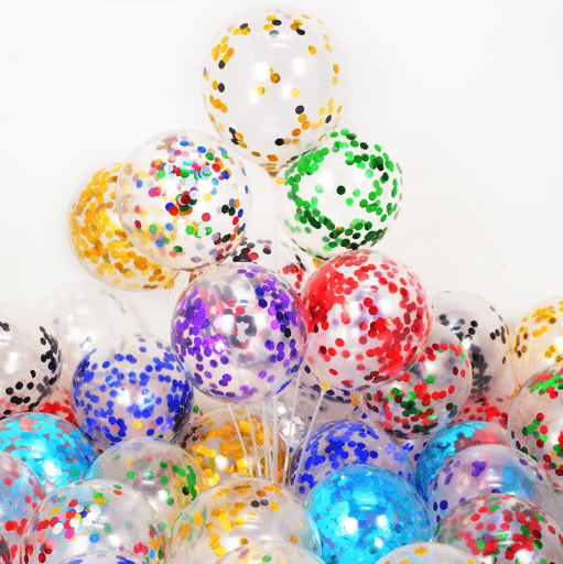 Balon s konfeti