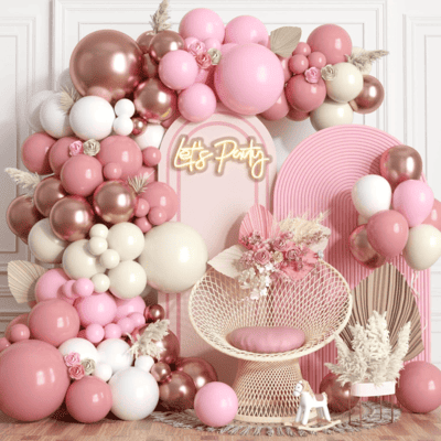 Dusty Pink Balloon Arch Kit