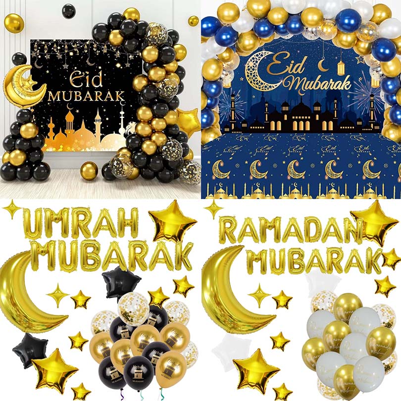 Eid al-fitr balon Garland kompleti