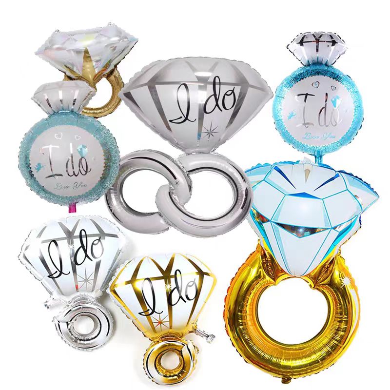 Balon iz folije za zaročni prstan