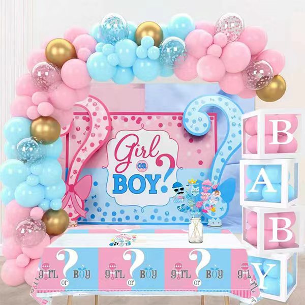 Garland komplet balonov Gender Reveal