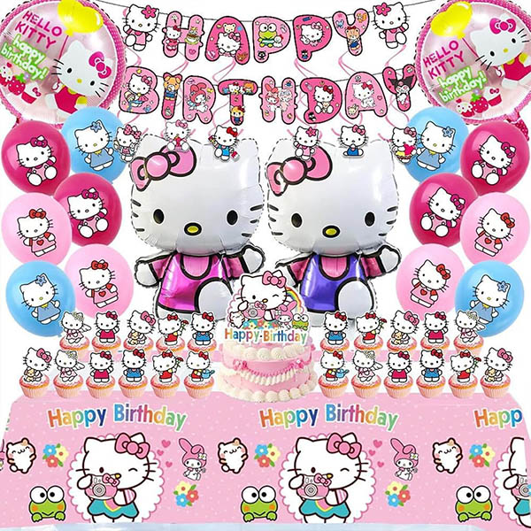 Hello Kitty tematska folija balon