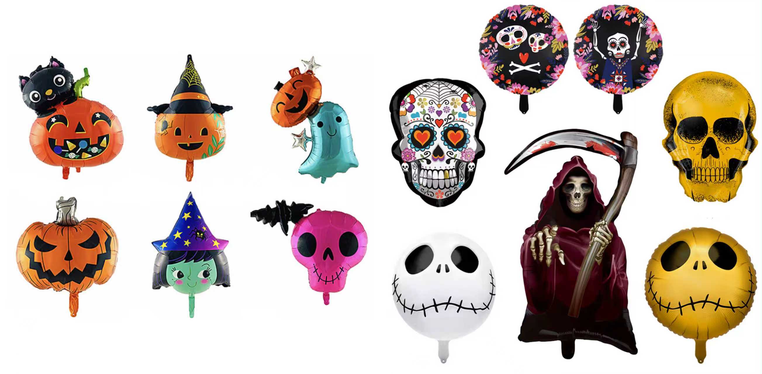 Halloween foil balloons