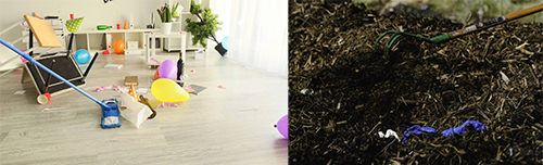 The handling methods for latex balloons