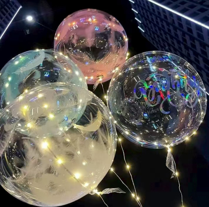 LED FEATHER BALOON