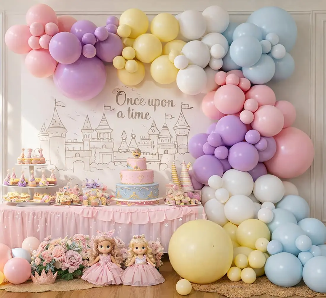 Macaron Pastel Balloon Garland Kits Arch