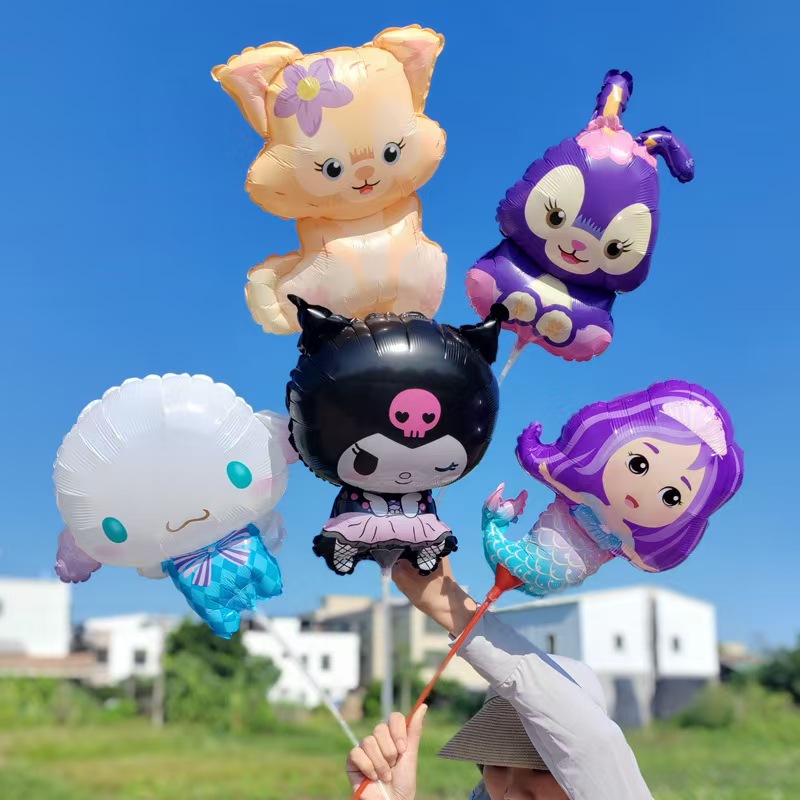 mini baloni iz folije na palčkah