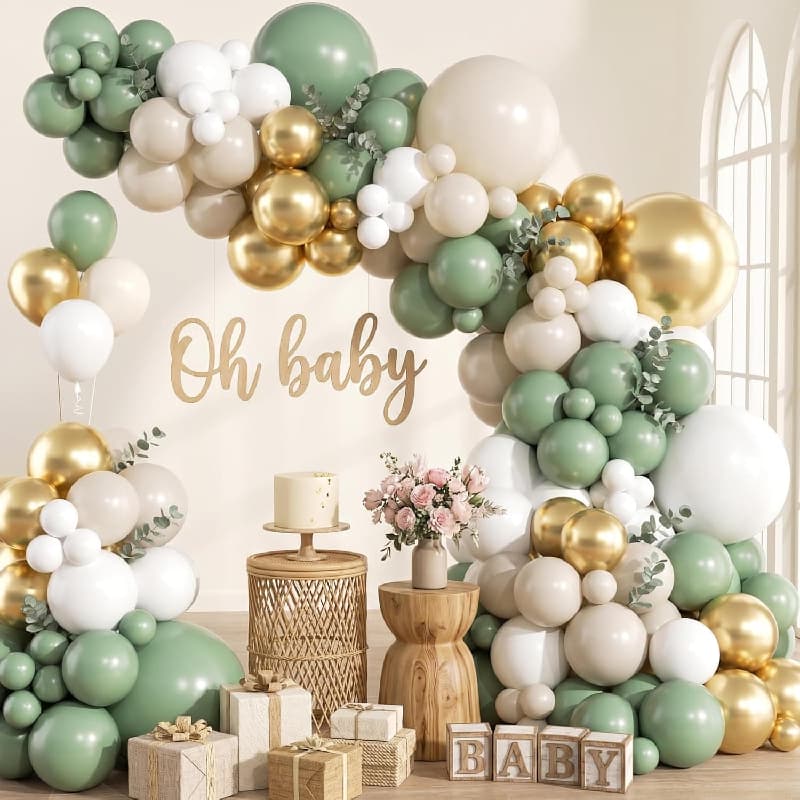 Komplet girland iz zelenih balonov Sage