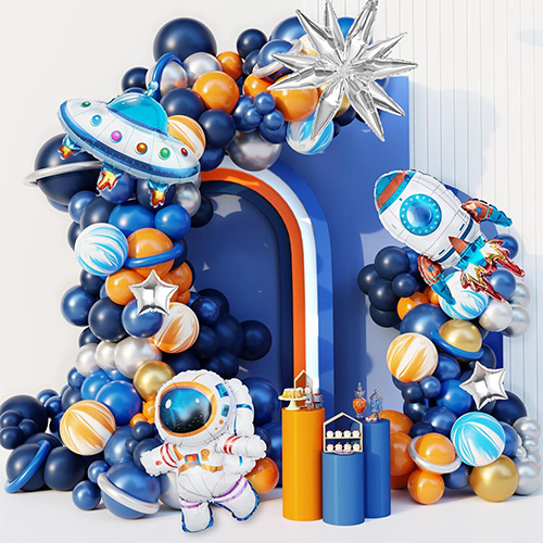 Girlanda vesoljskih balonov